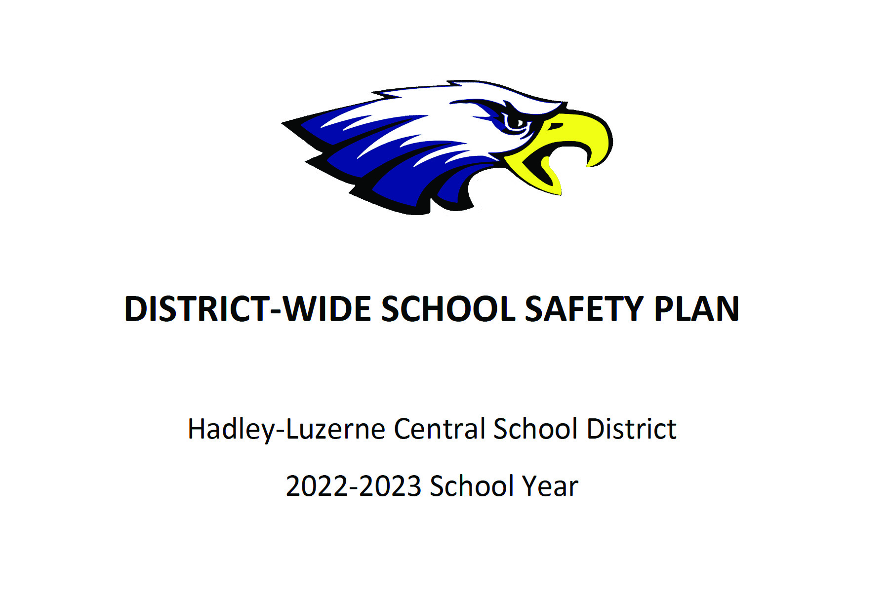 District safety plan