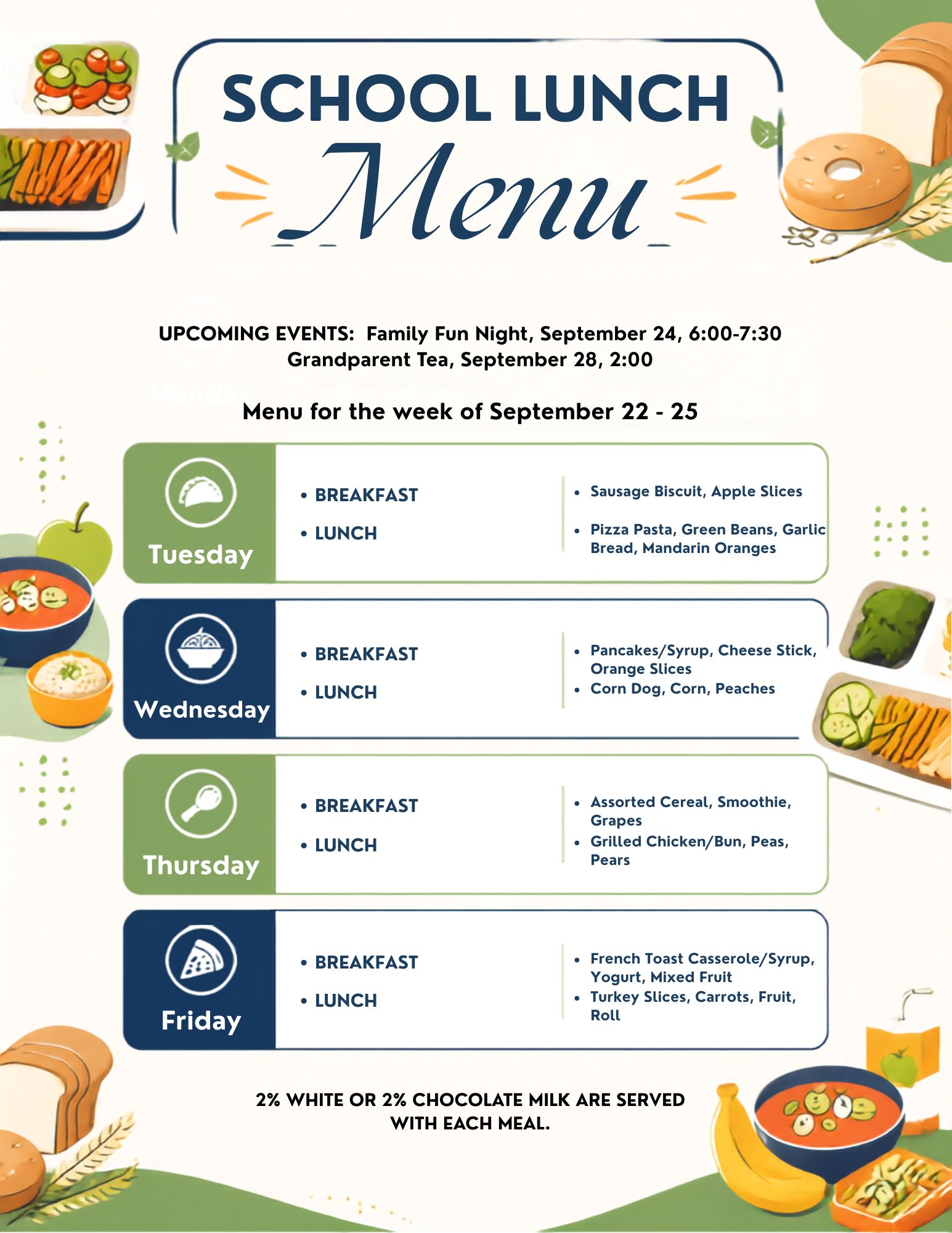 Lunch Menu 