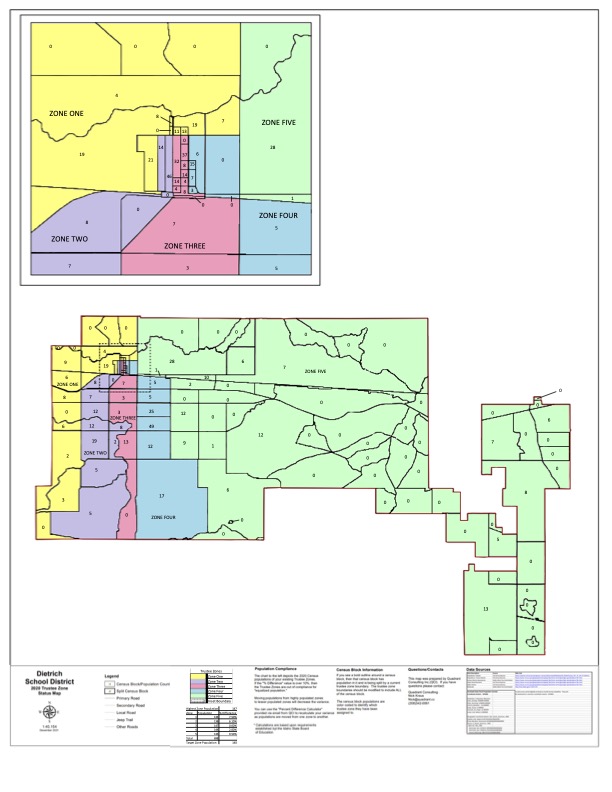 School Board Trustee Zone Map 