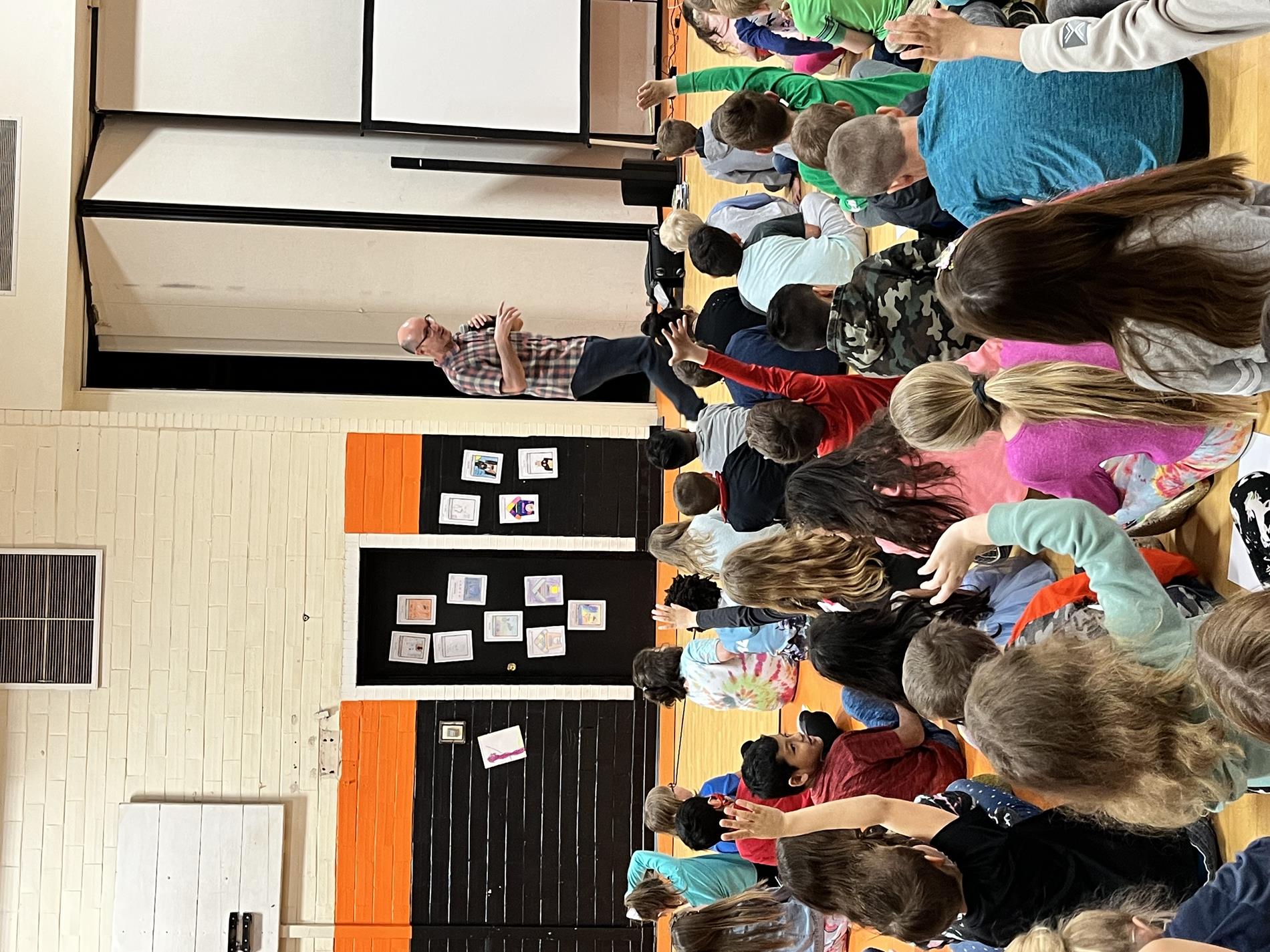 Author Troy Cummings Visits BES