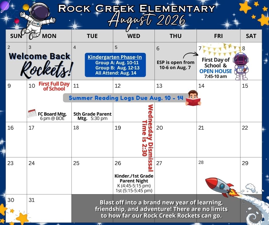 Aug calendar