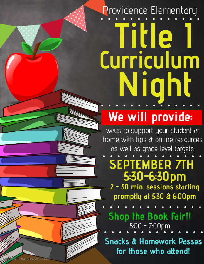 Curriculum Night Flyer