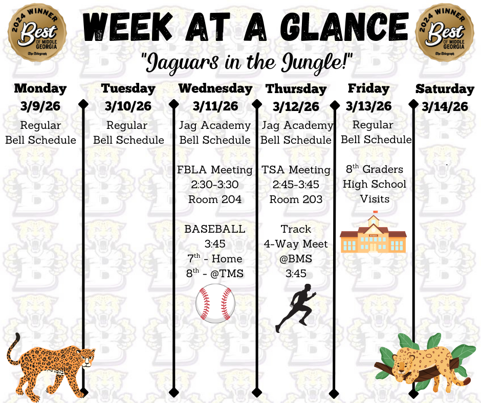Week at a glance