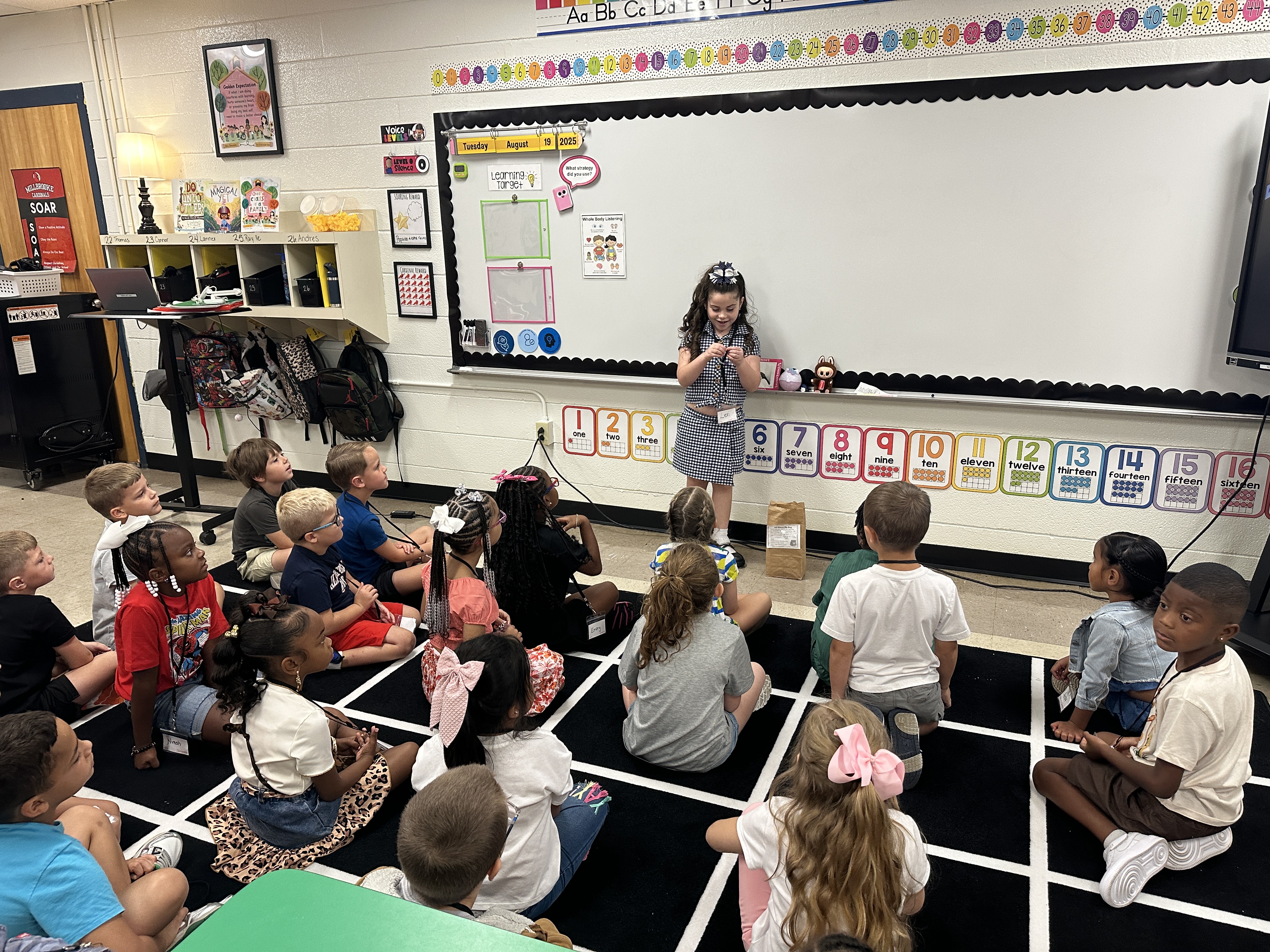 First grade carpet