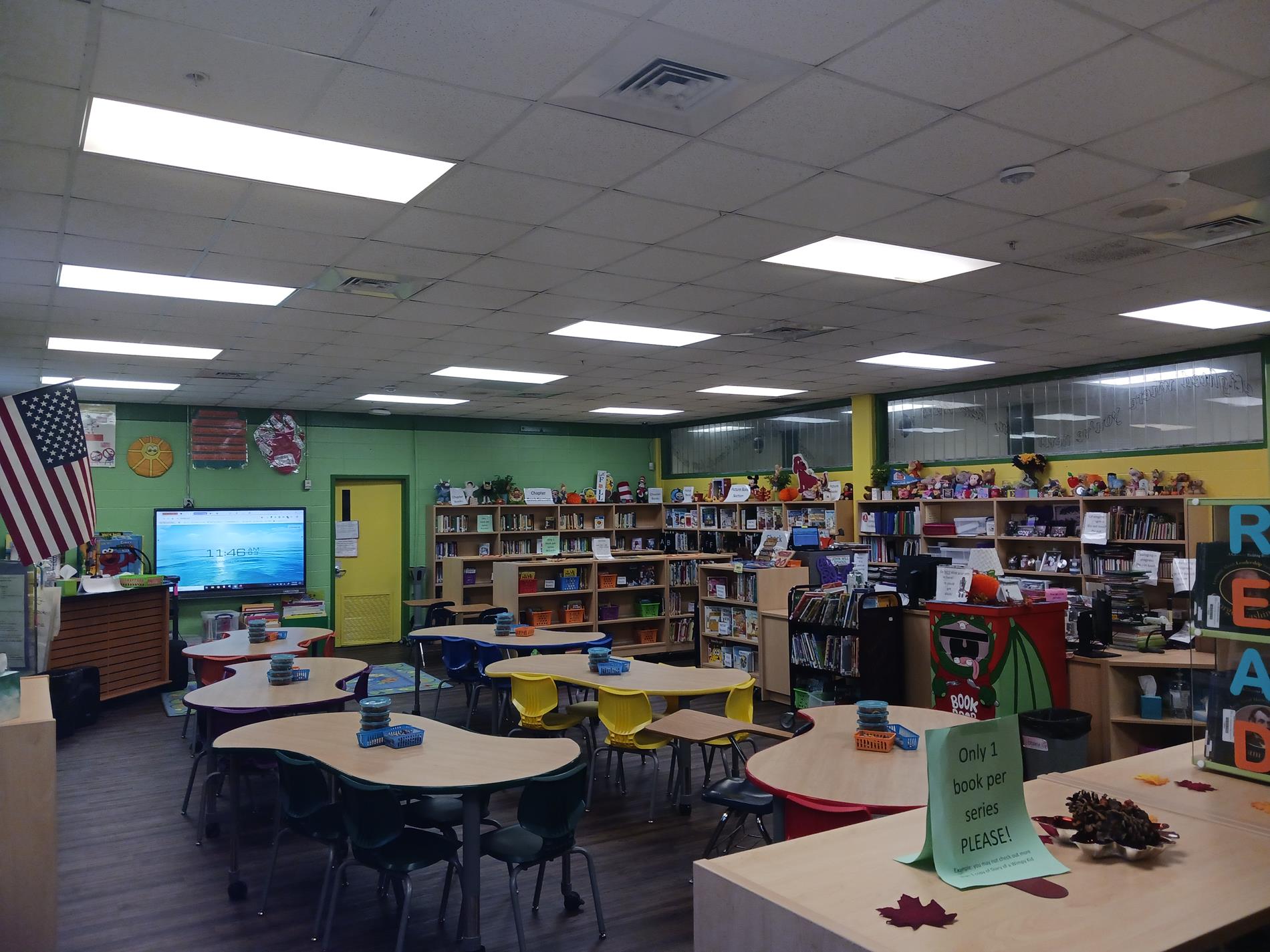 Renovated Library Media Center