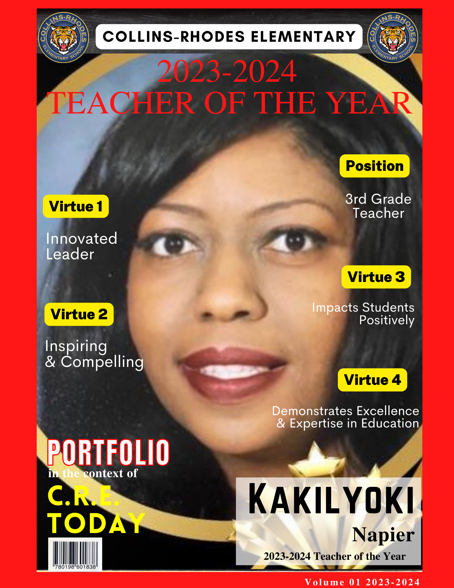 Teacher of the Year - Kakilyoki Napier