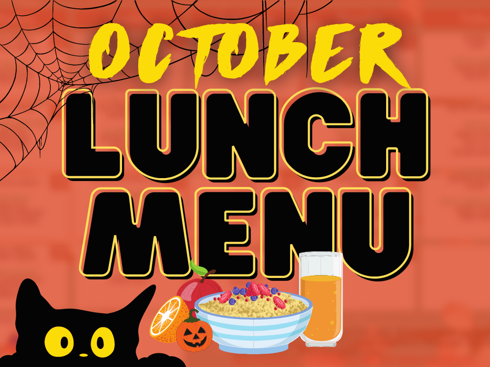 October 2026 Lunch Menu