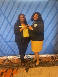 State adviser, Ms. Constant and State District 5 VP, ShaHollene
