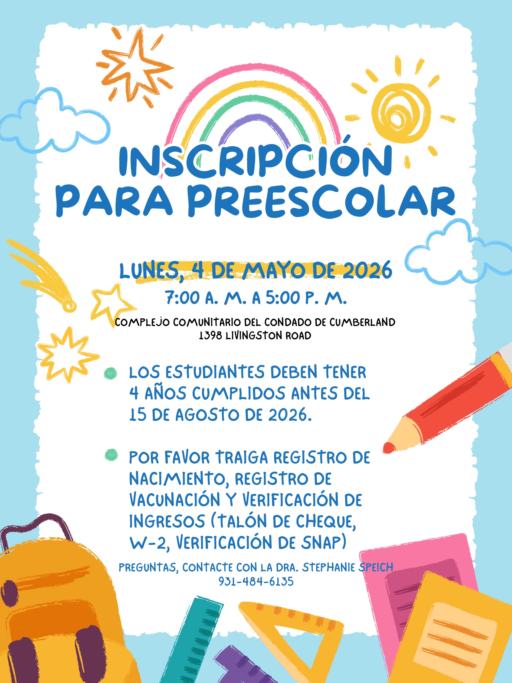 PreK Registration