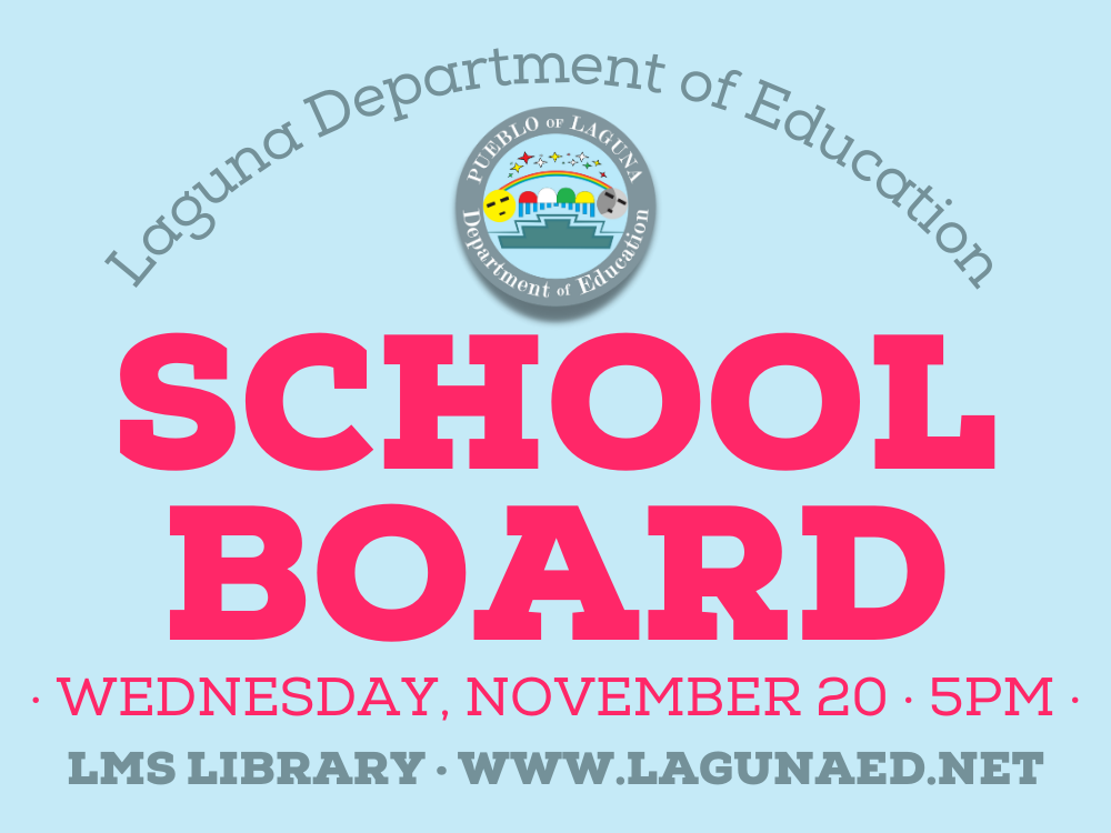 School Board Meeting - 11/20/2024 @ 5:00 p.m.