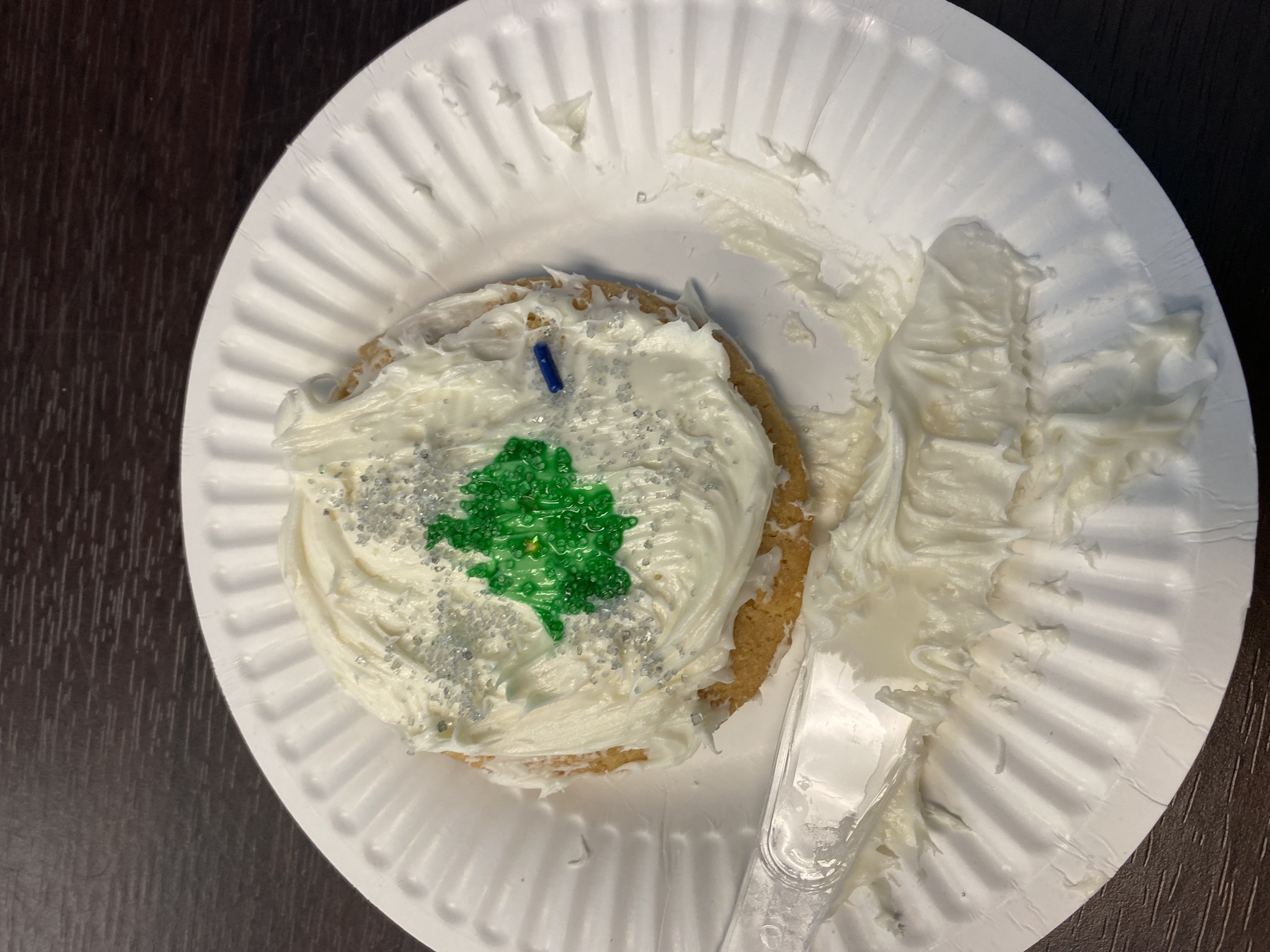 5th grade student spiral galaxy cookie. 