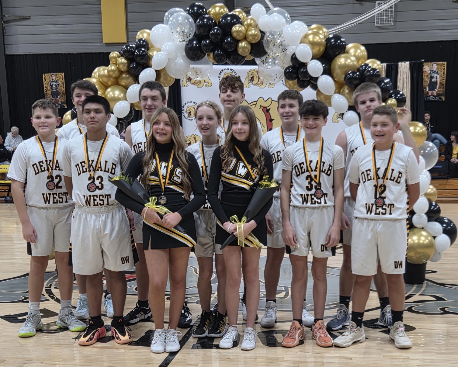 8th Grade Basketball and Cheerleadrs