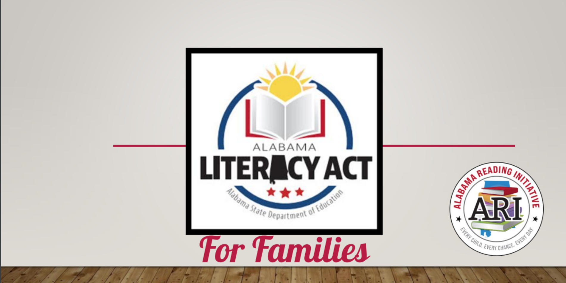 Literacy Act For Families Presentation