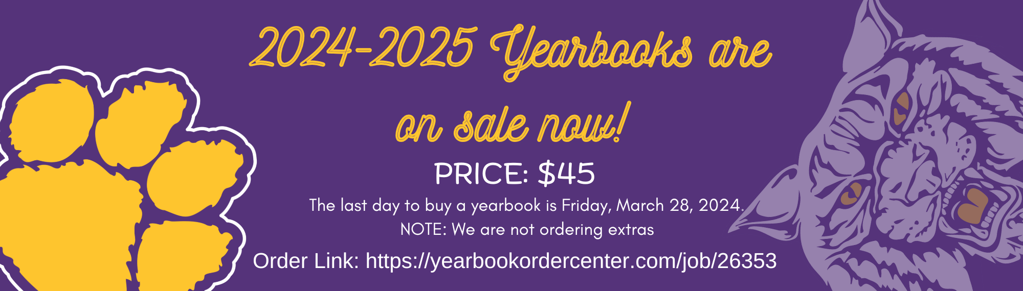 Yearbook Sale 