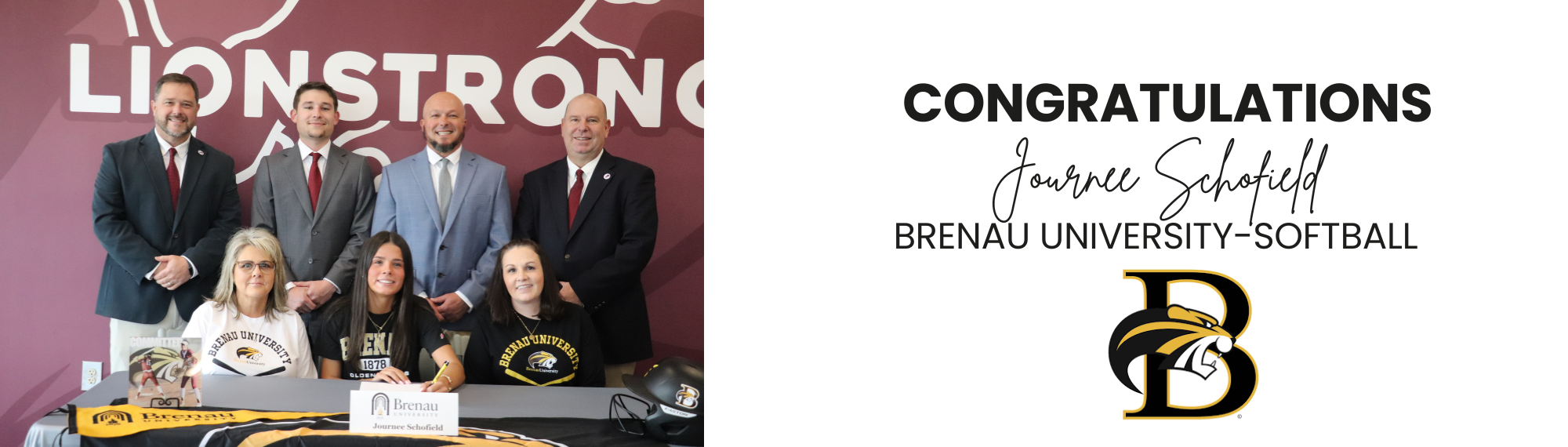 journee signs softball