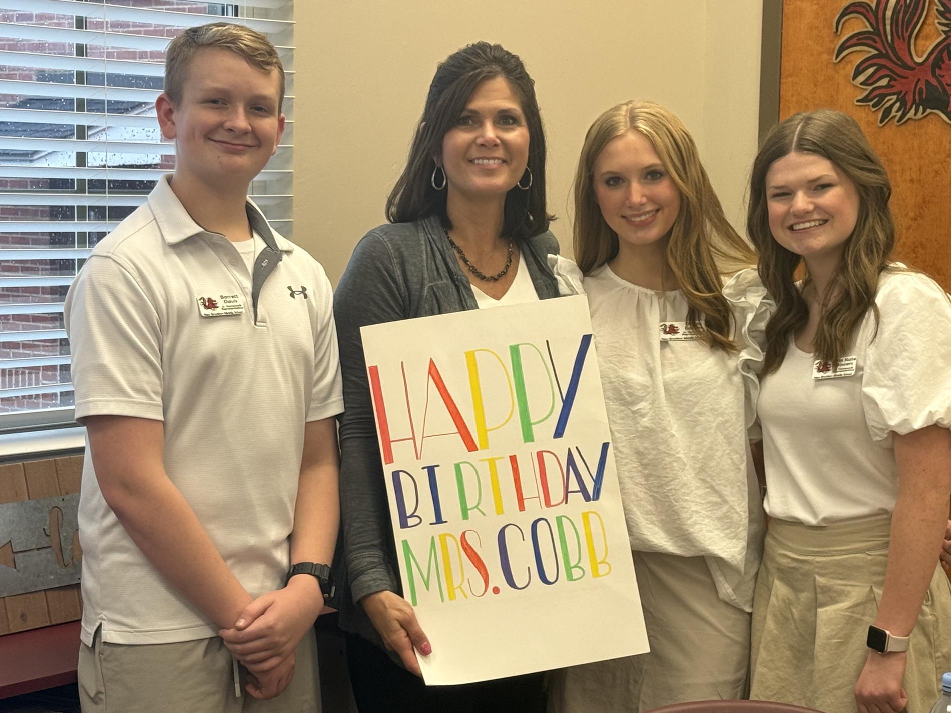 Happy Birthday, Mrs. Cobb