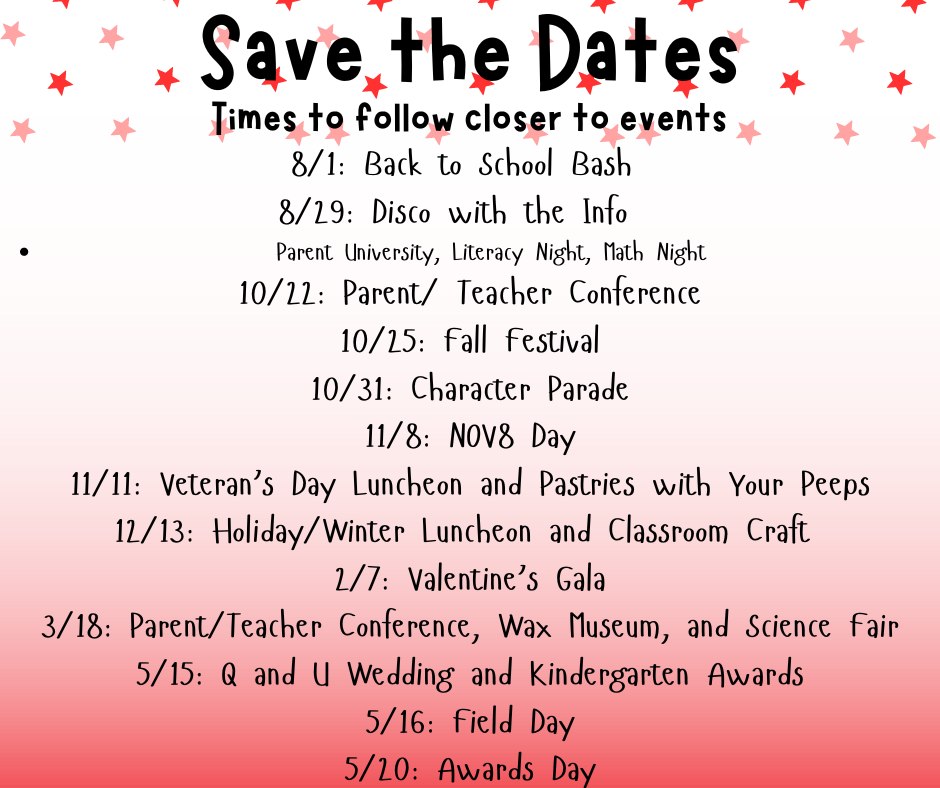 Save The Dates