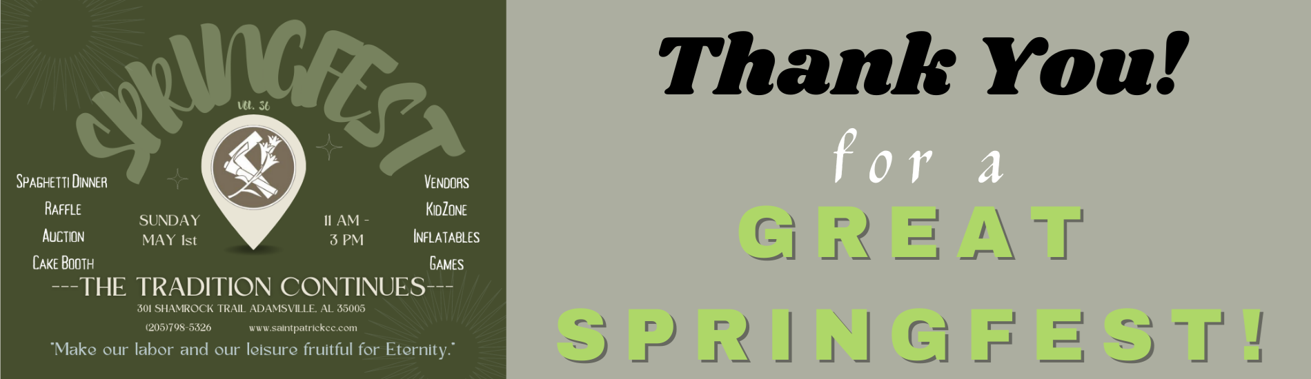 Thank you for supporting Springfest 2022