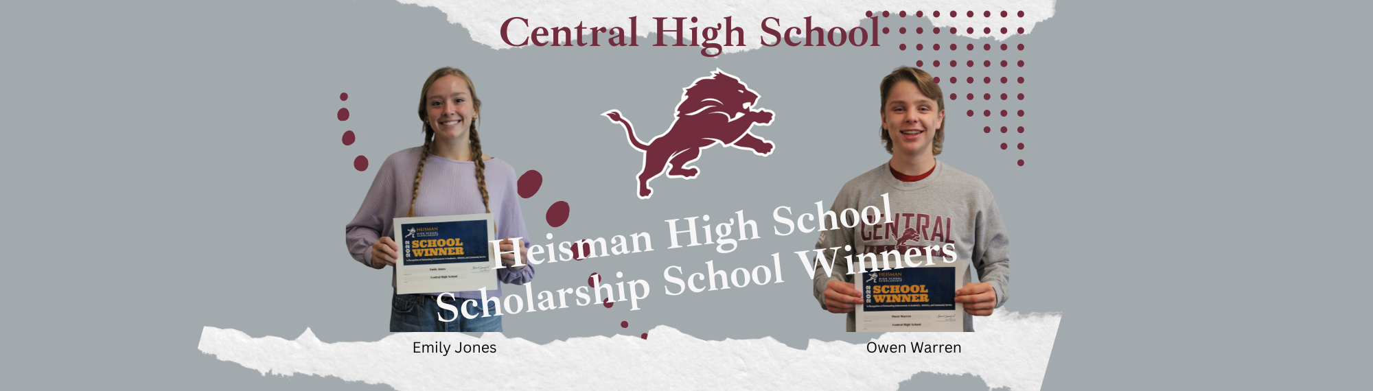 Heisman High School Scholarship School Winners