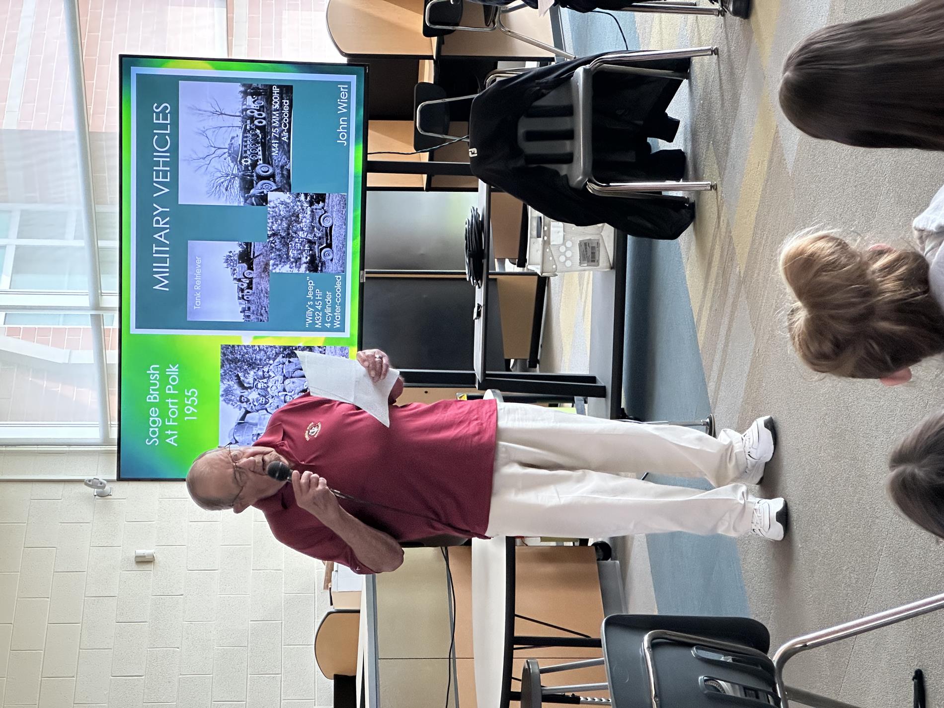 Korean War Veterans visit BJHS