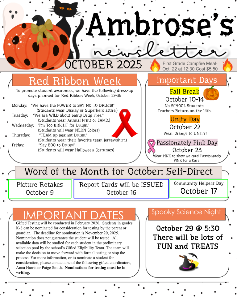 October Newsletter