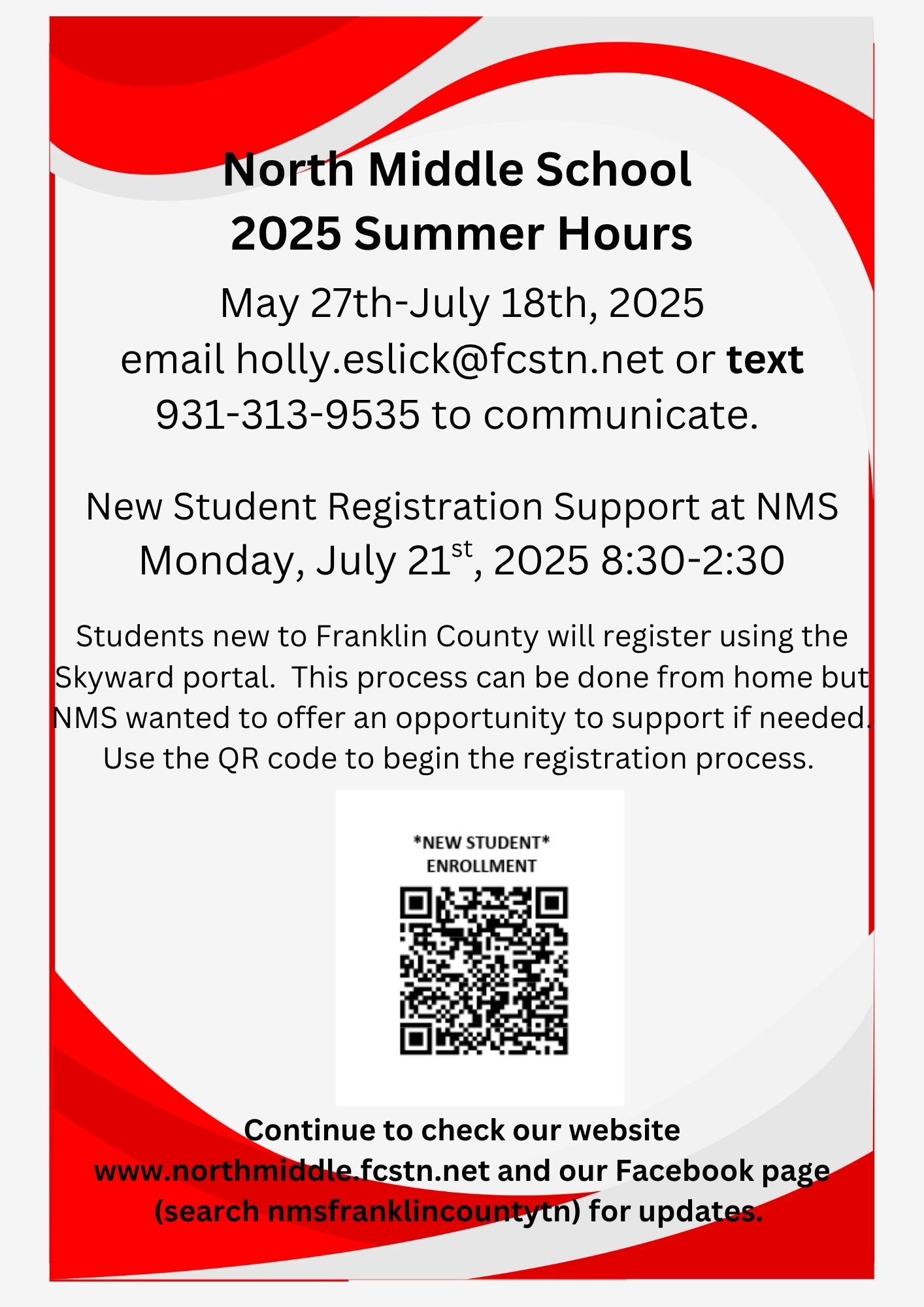 SUmmer Hours/Enrollment