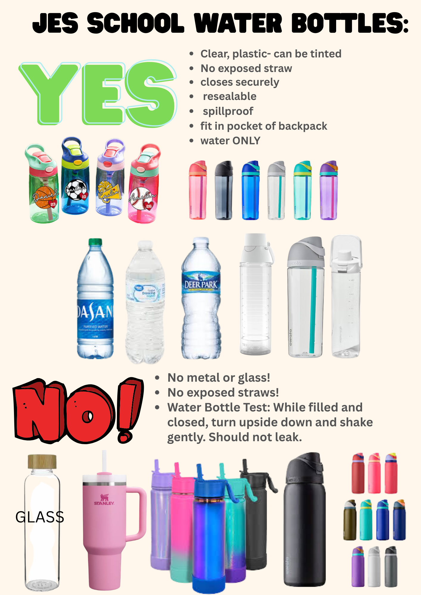 water bottles water bottles