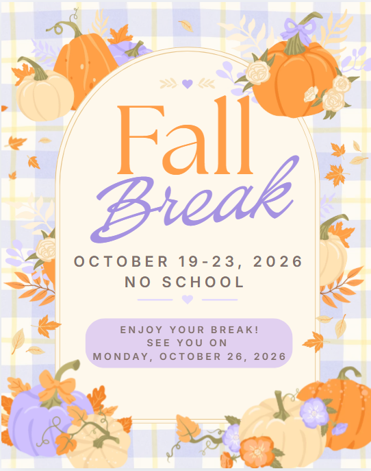 October Fall Break Dates! 