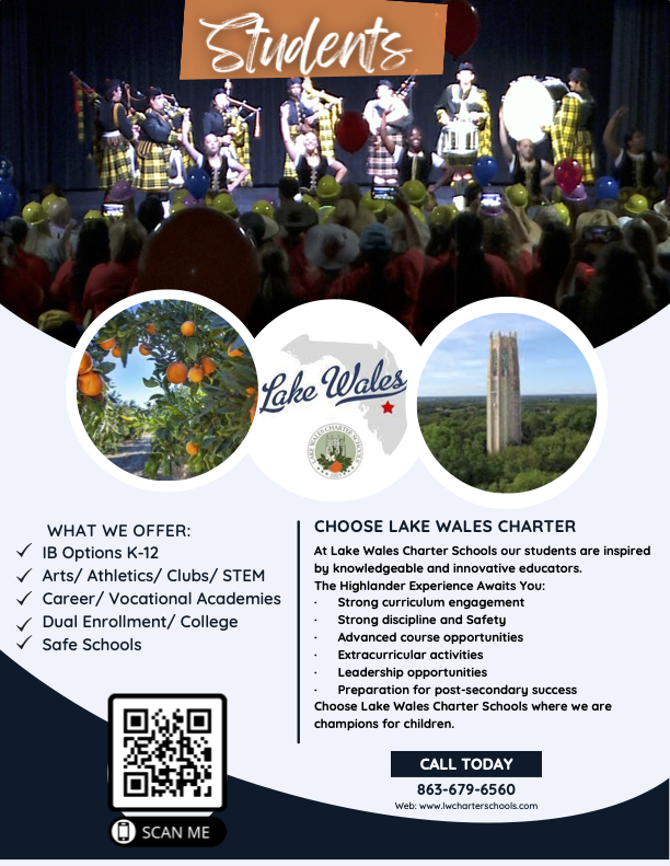 Choose Lake Wales Charter flyer, Student