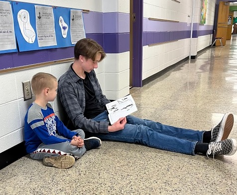 Students read to children