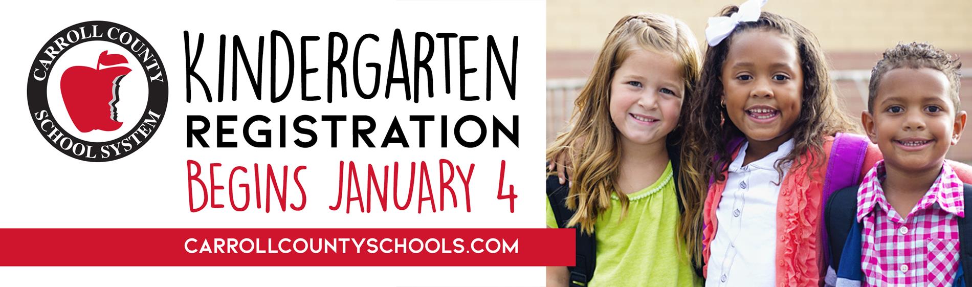 kindergarten registration beginning march 18th