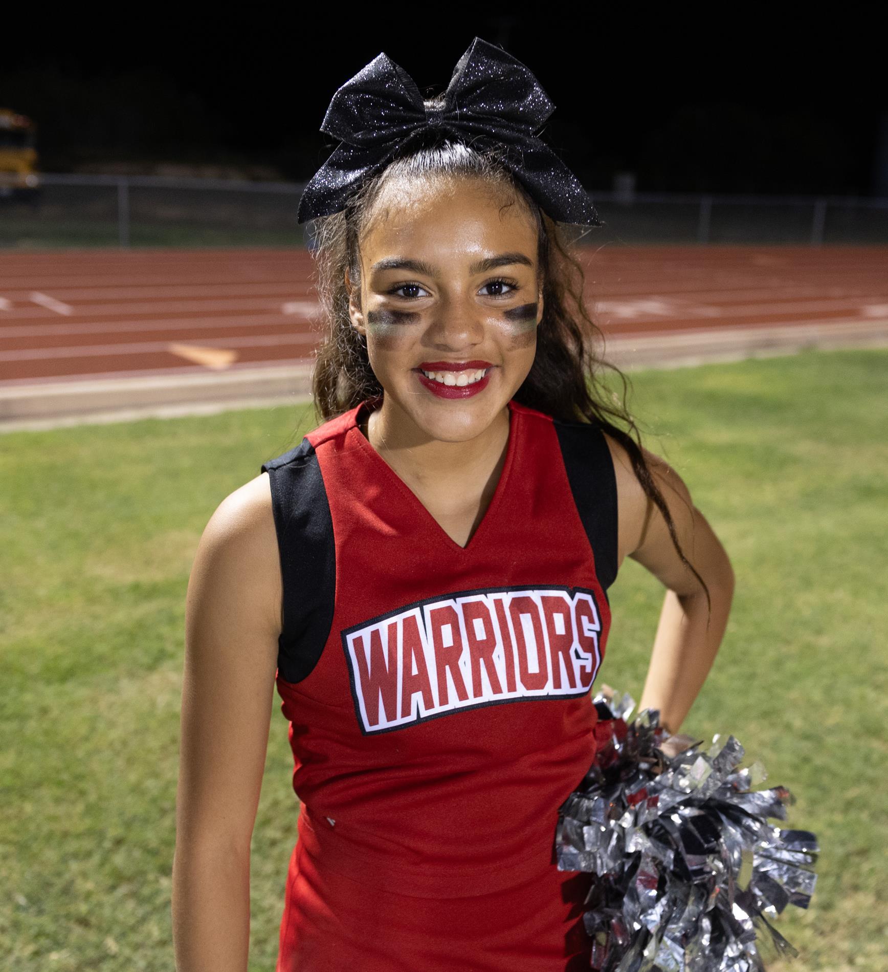 Ingram Tom Moore cheerleaders at Comfort High School