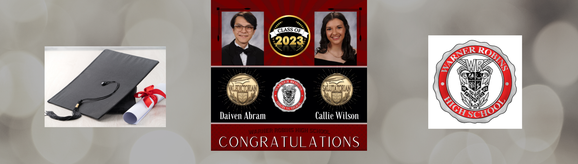 Congratulations to our 2023 Valedictorian and Salutatorian!