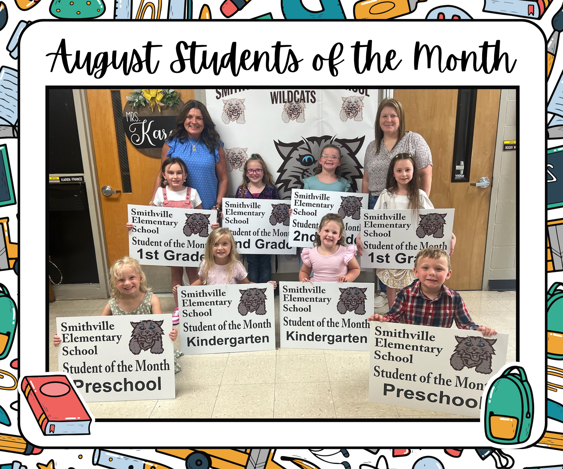 August Students of the Month