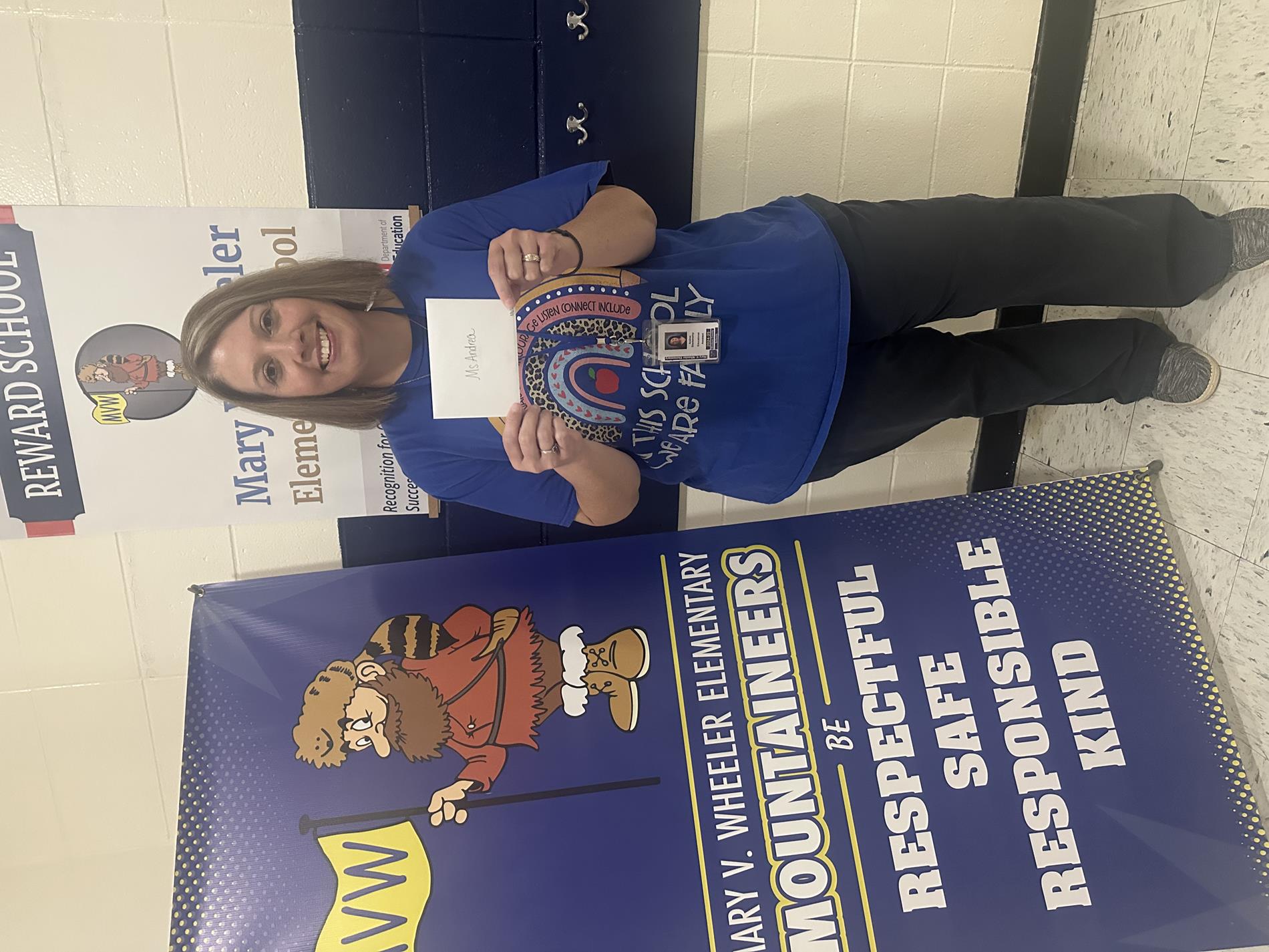Ms Andrea was the winner at MVW.