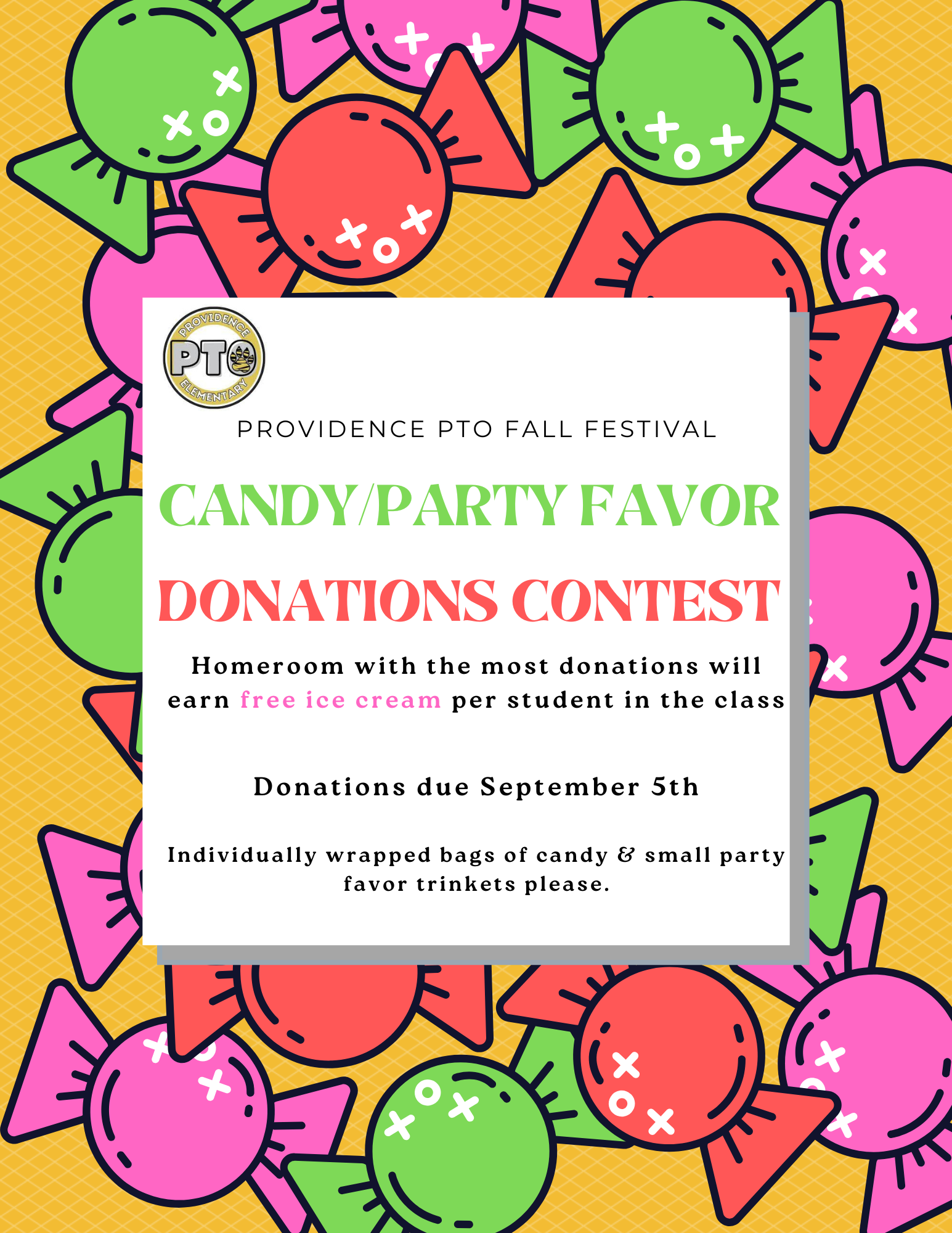 Candy & Party Favor Flyer Candy & Party Favor Flyer
