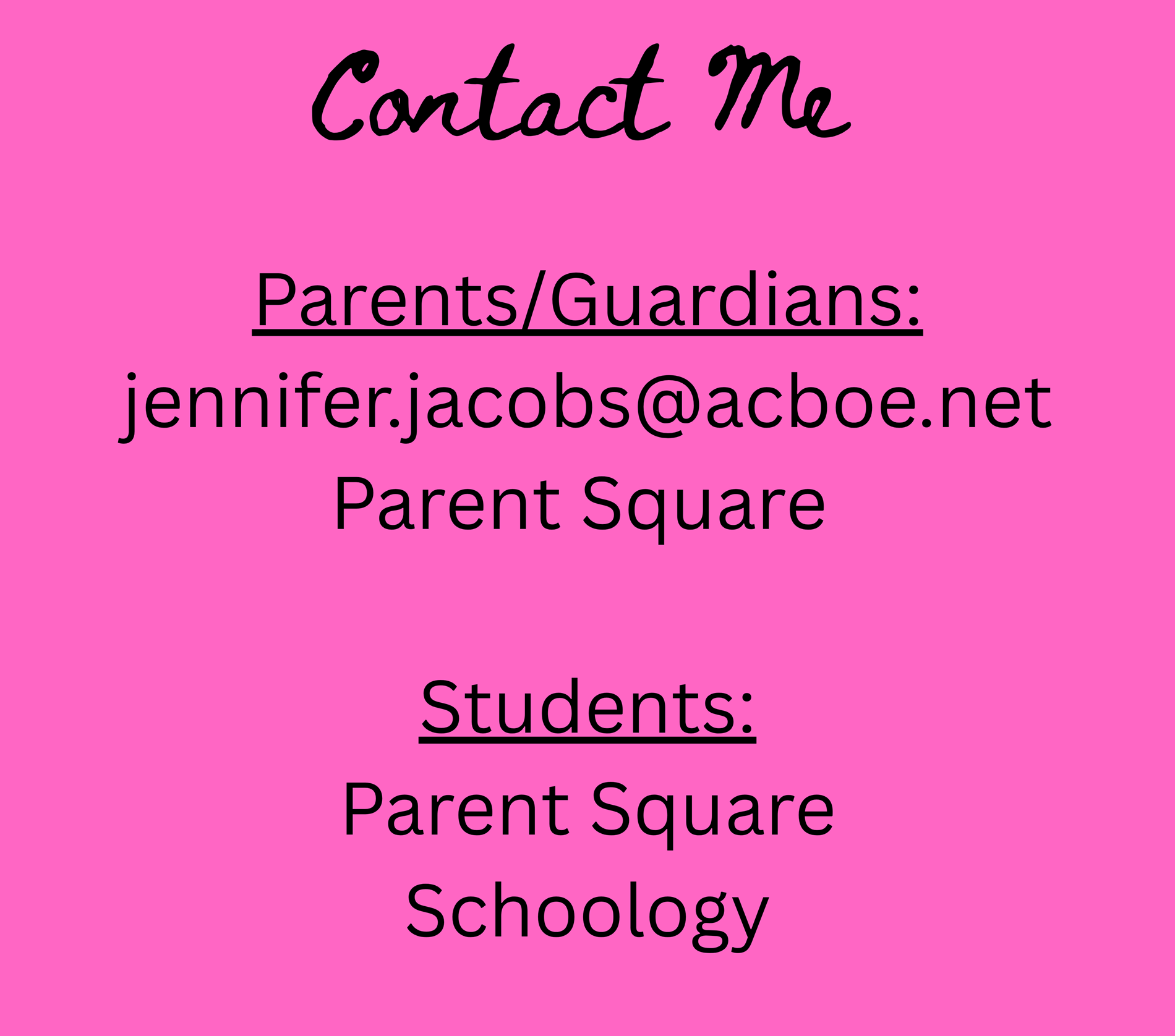 Contact Me