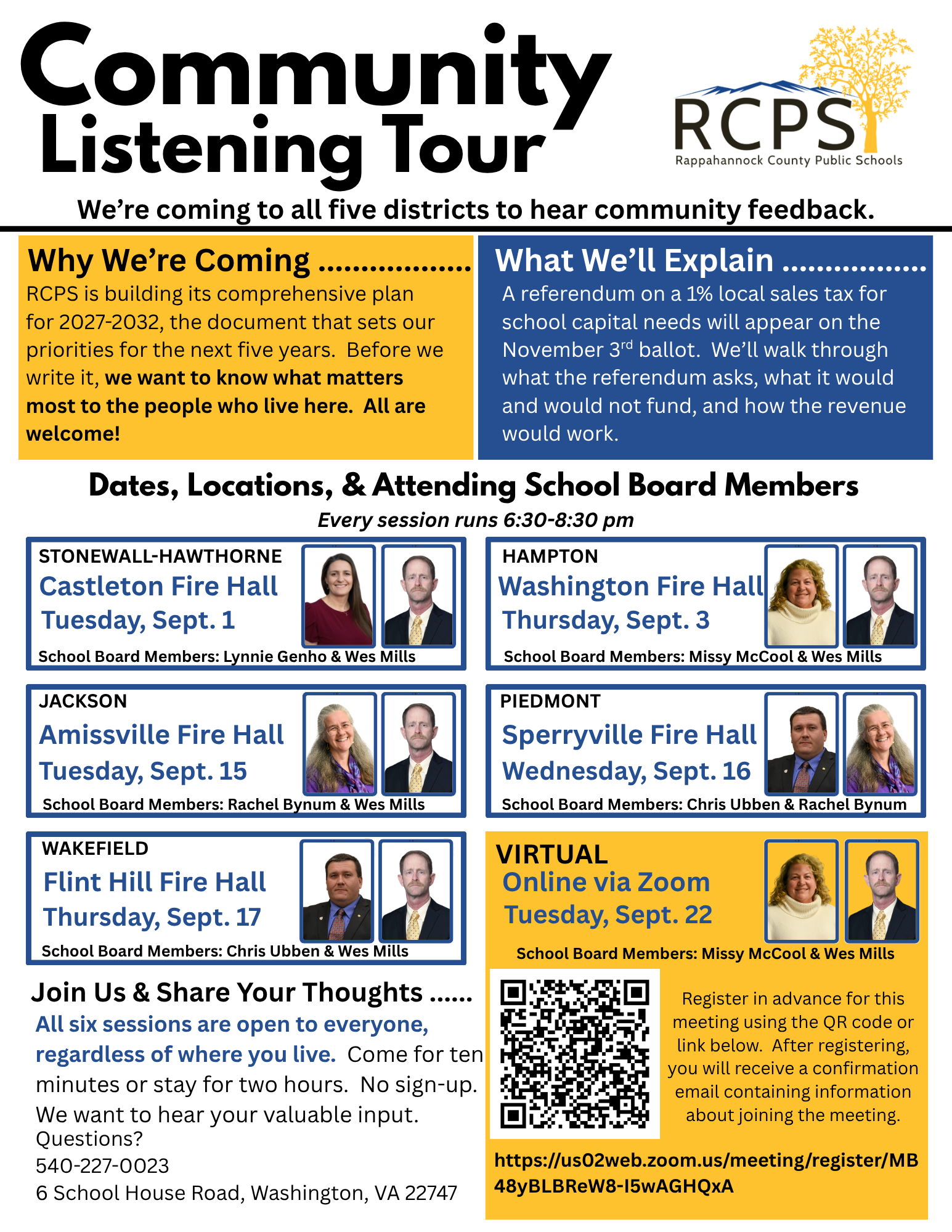 Community Listening Tour