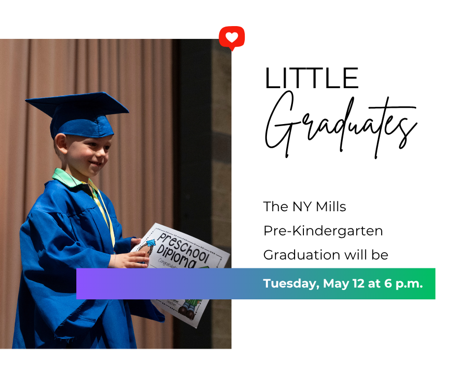PreK Gradatation will be on May 12