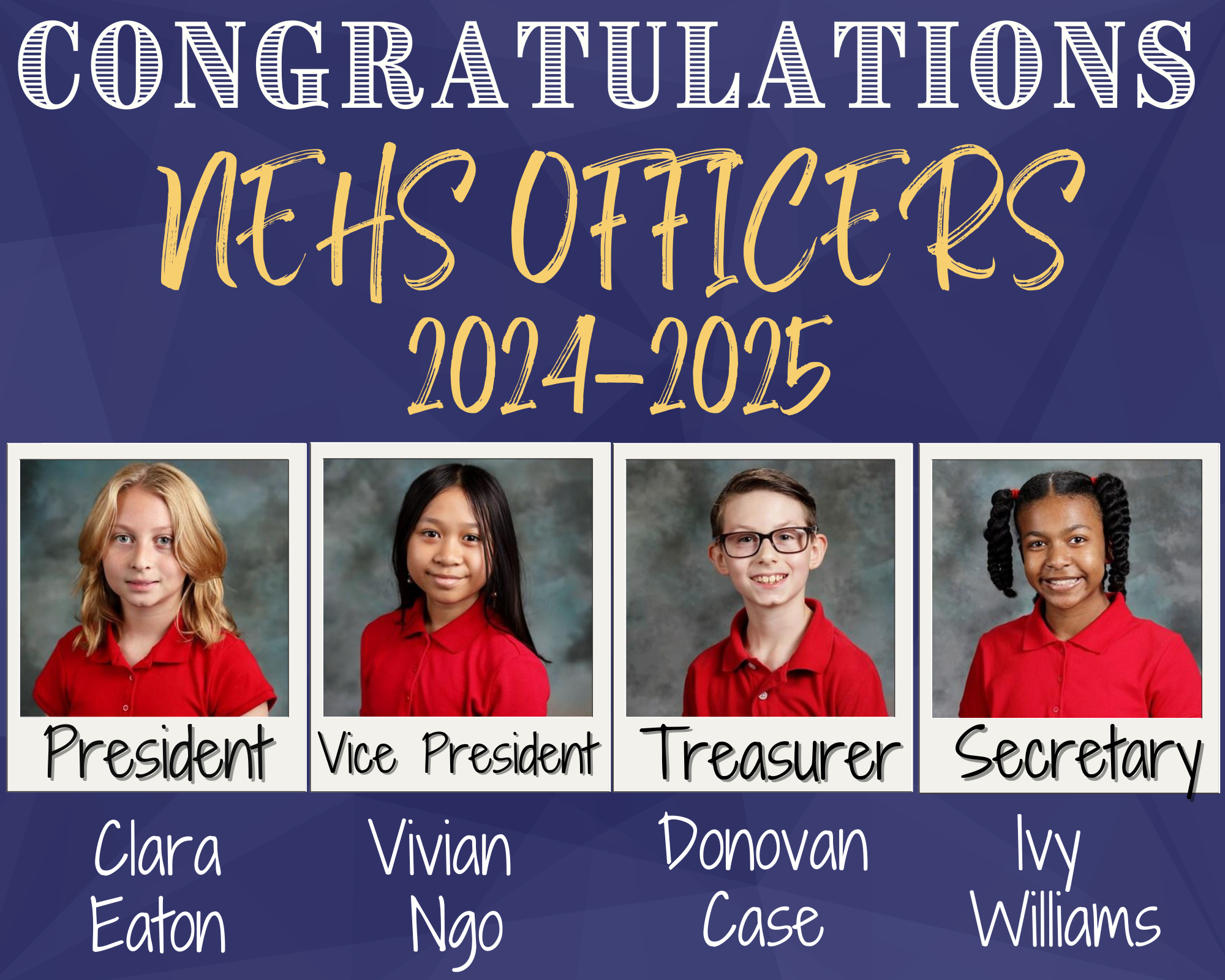 NEHS Officers