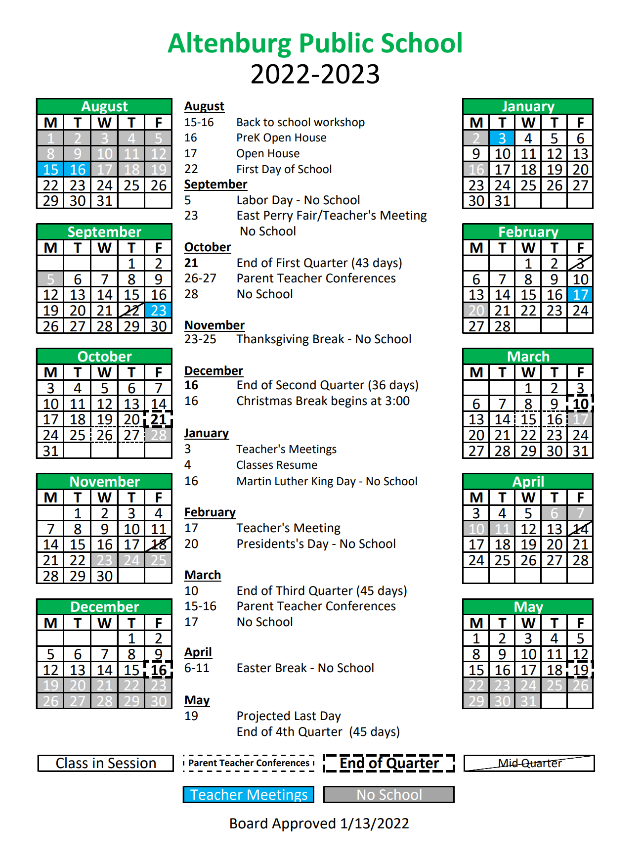 Aps School Calendar 2022 2023 - Image to u