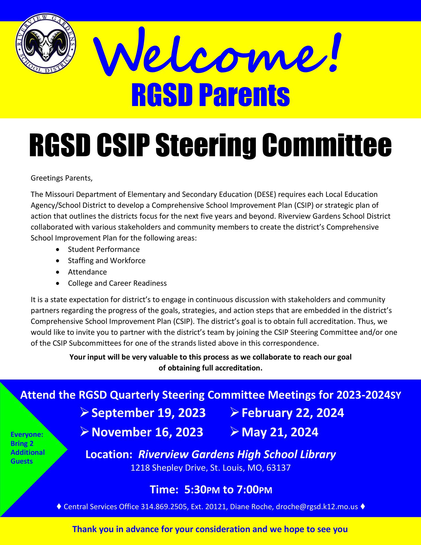 CSIP Steering Committee