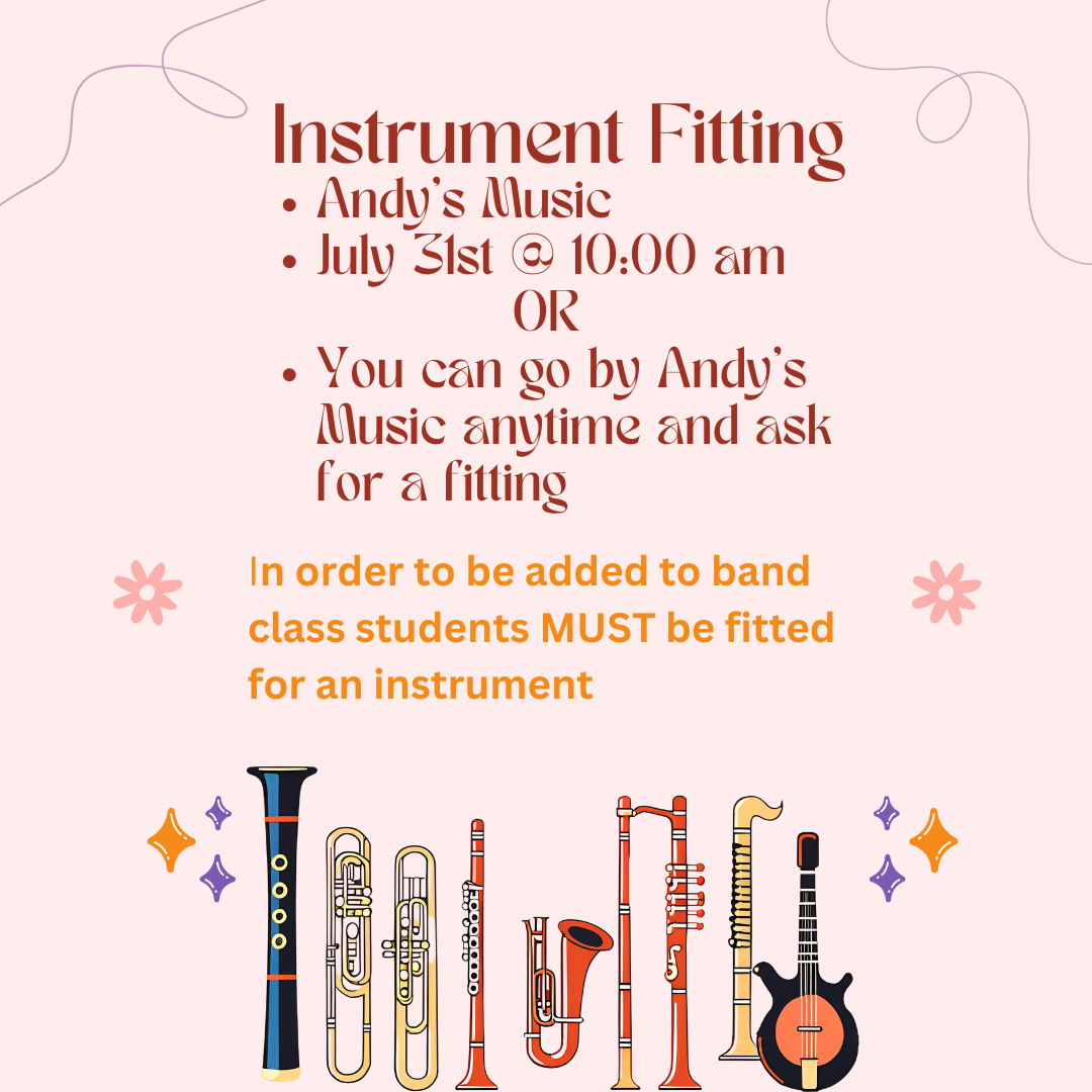 instrument fitting announcement 