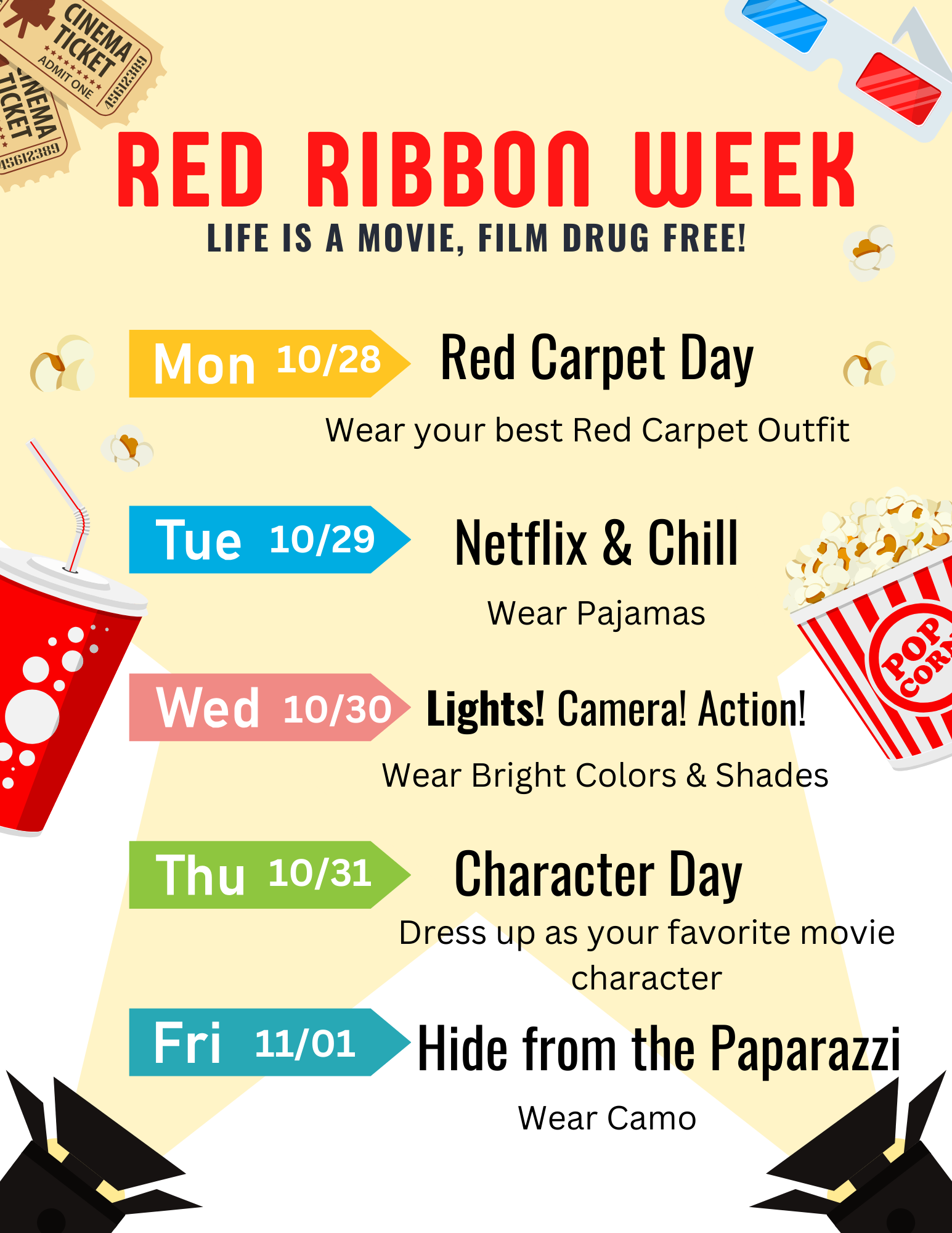 Red Ribbon Week October 28- November 1