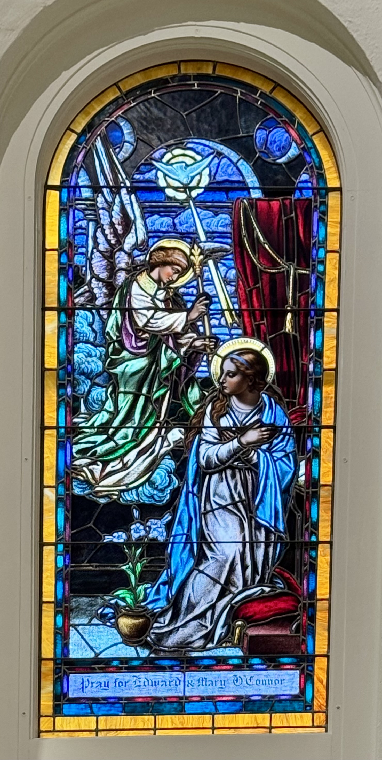Stained Glass Window Annunciation