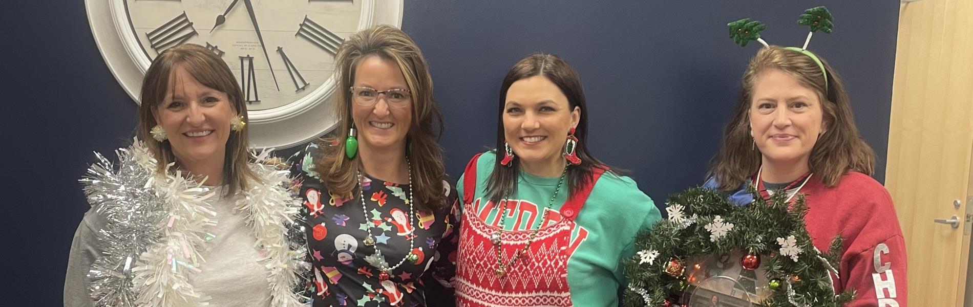Office Ugly Christmas Sweater Contest