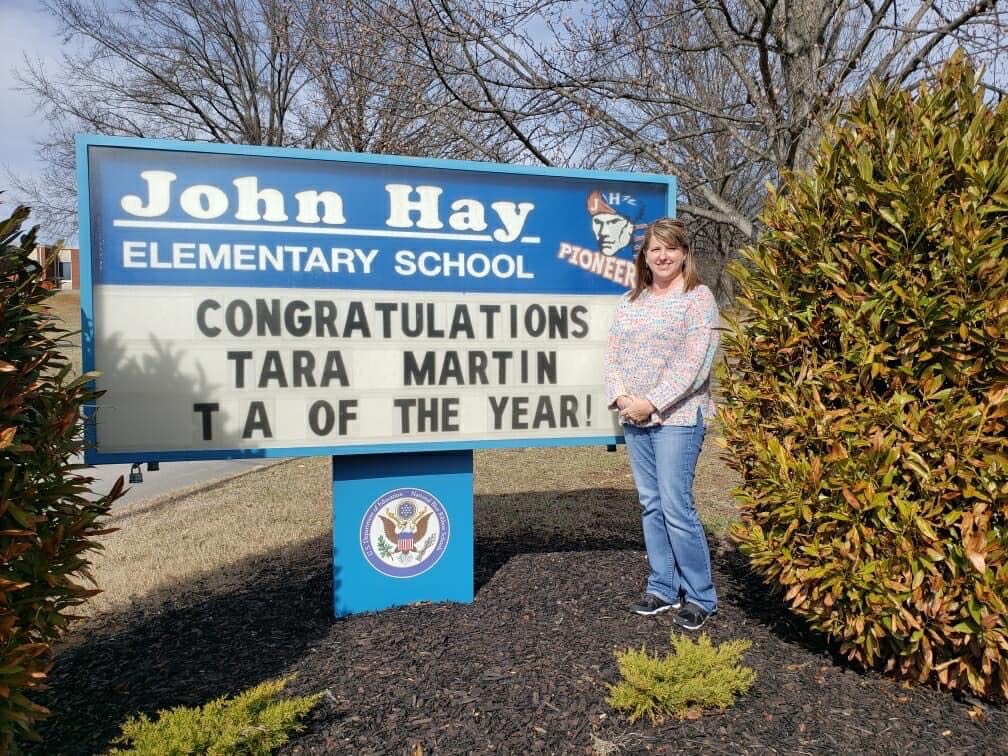 Tara Martin Teacher Assistant of the Year