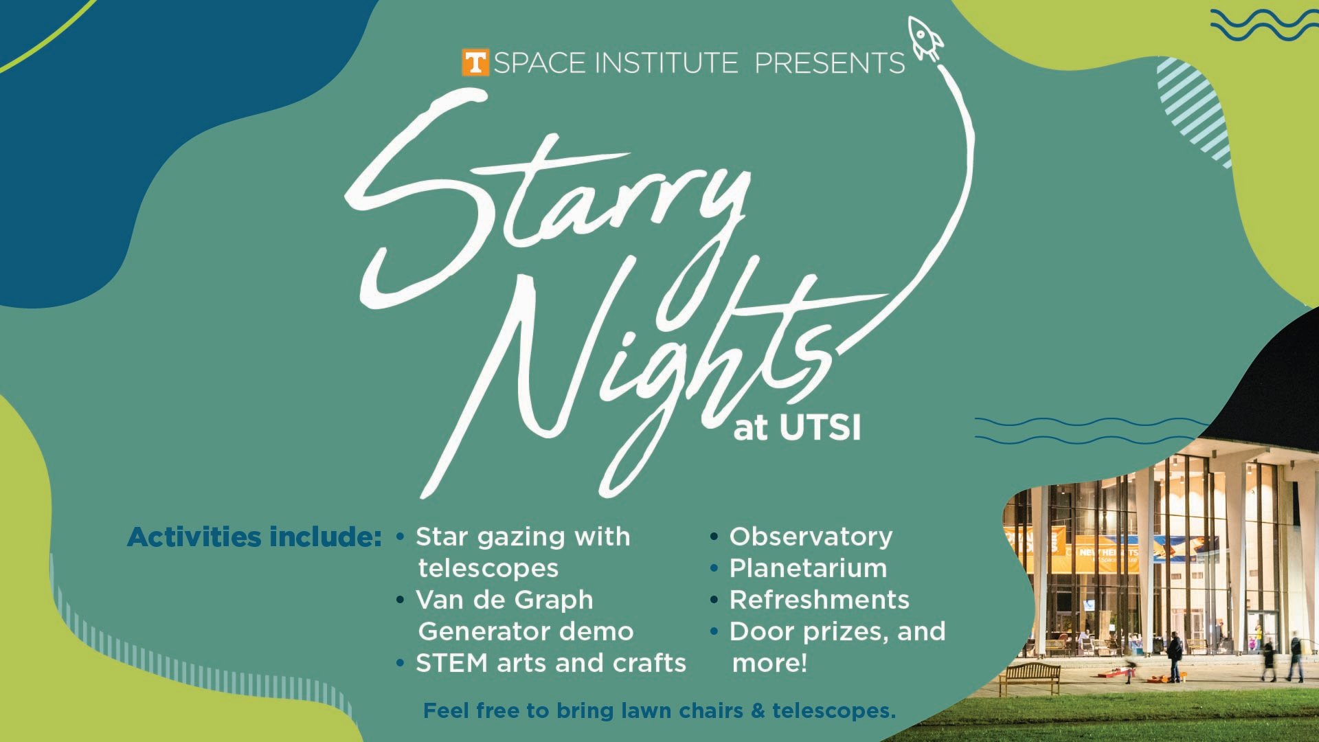 starry nights at UTSI flyer