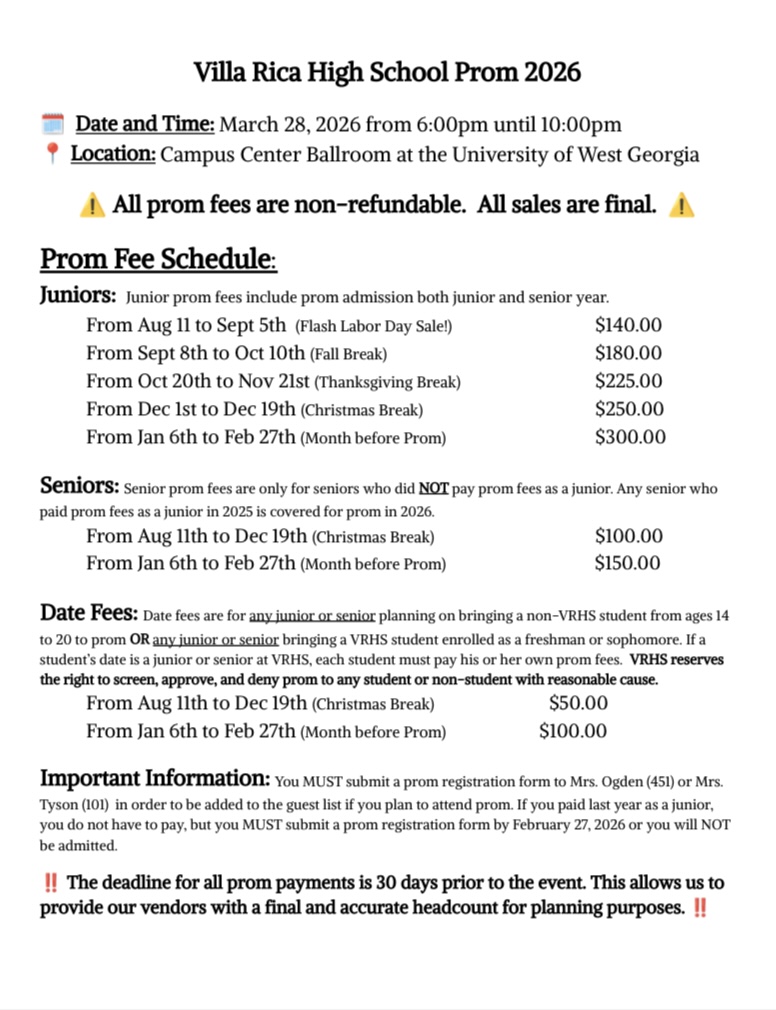 prom info
