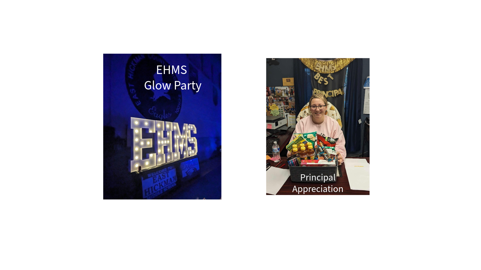 Glow party and principal appreciation